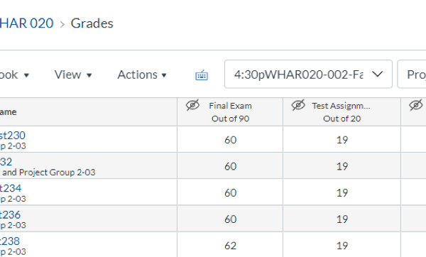 Grading Schemes – Canvas